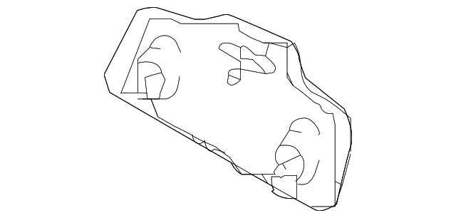 71866-08010-E0 Деталь BEZEL, RIGHT