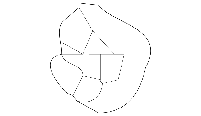 72679-08010-B0 Деталь BEZEL, RIGHT