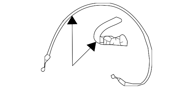 72690-08010-E0 Деталь RELEASE CABLE, RIGHT