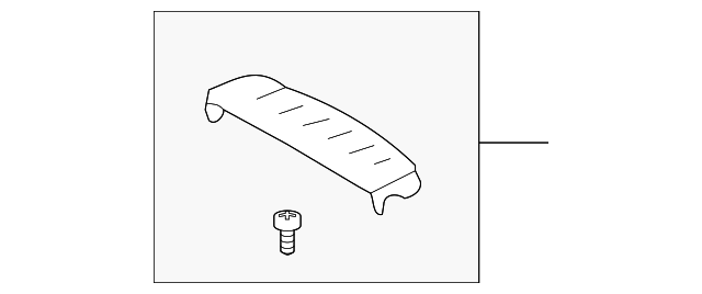 79092-08020-B0 Деталь FRAME COVER, RIGHT