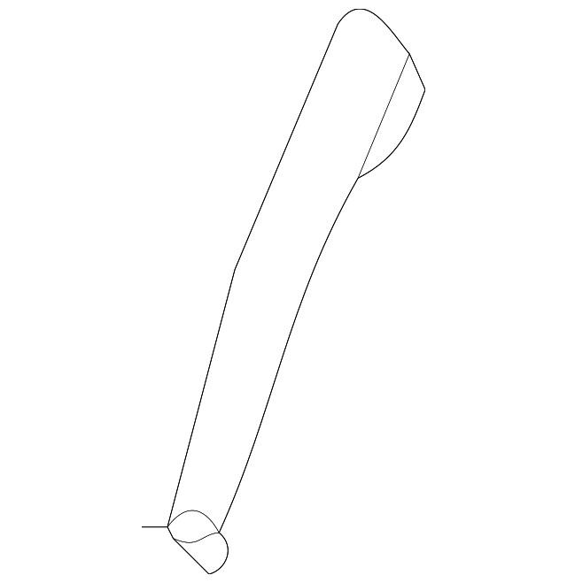 72507-08010-B0 Деталь RECLINE HANDLE, RIGHT