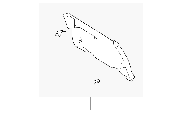 79091-08020-B0 Деталь FRAME COVER, RIGHT