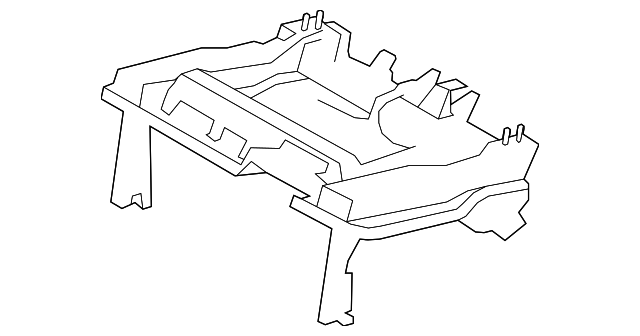 7B0-885-305-A Деталь SEAT FRAME, LEFT