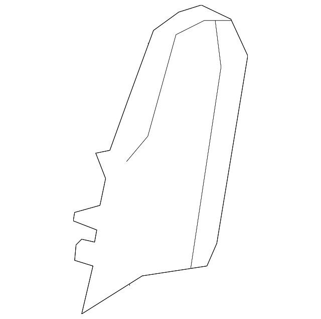 7B0-885-327-B-DE5 Деталь OUTER COVER, RIGHT
