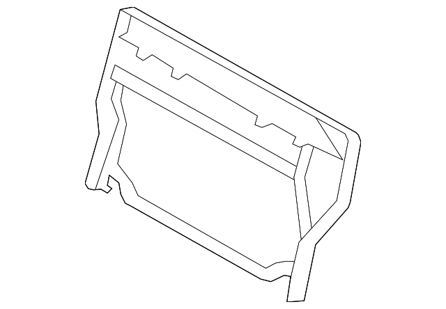 7B0-885-503-C Деталь SEAT BACK FRAME, LEFT