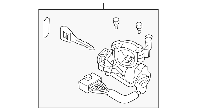 0K53B-76990 IGNITION LOCK
