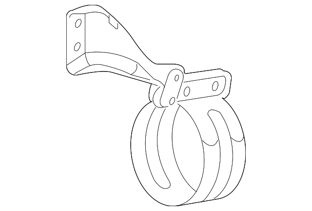 18-40-7-834-672 Деталь MANIFOLD BRACKET, RIGHT