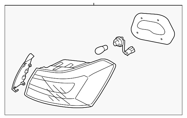 92401-3R620 Деталь TAIL LAMP ASSY, LEFT