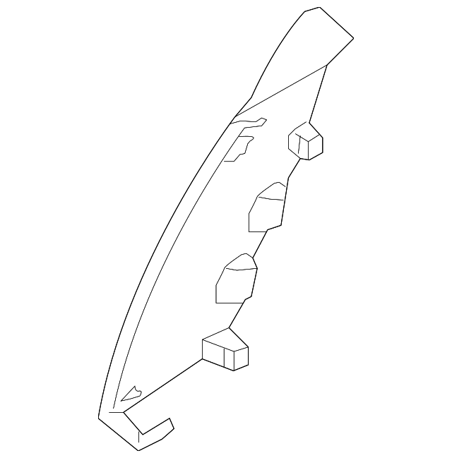 92450-3R510 Деталь LENS & HOUSING BRACKET, LEFT