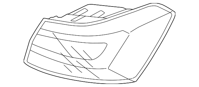 92411-3R620 Деталь LENS & HOUSING, LEFT