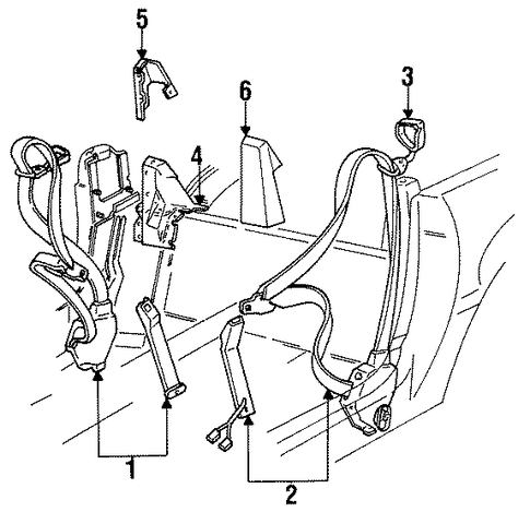 Corvette SEAT BELT