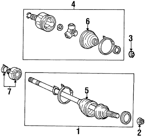 Tiburon DRIVE AXLES