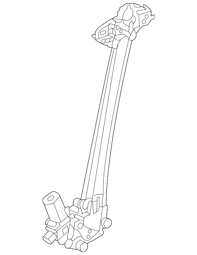 72710-TF0-003 Деталь REGULATOR ASSY., R. RR. DOOR POWER