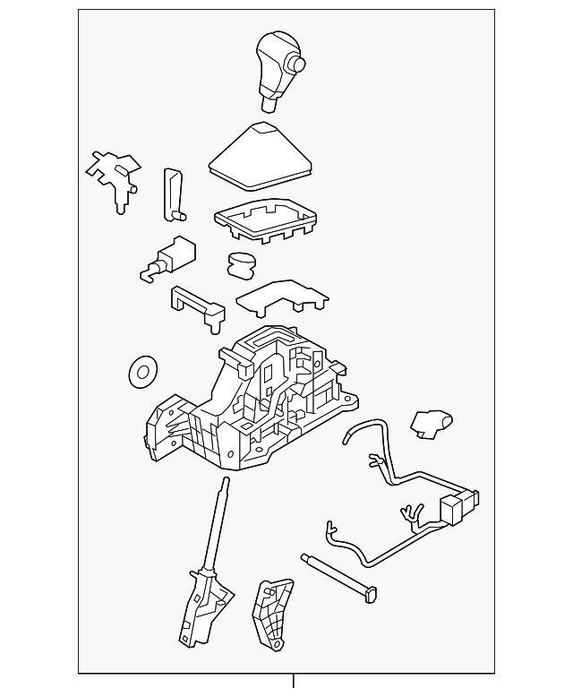 46700-1W240 Деталь SHIFTER ASSY