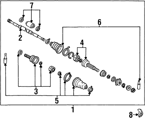 G20 AXLE SHAFT