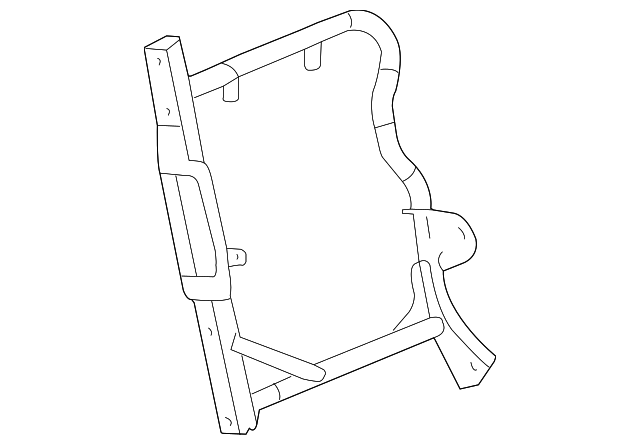 88978382 Деталь SEAT BACK FRAME, RIGHT