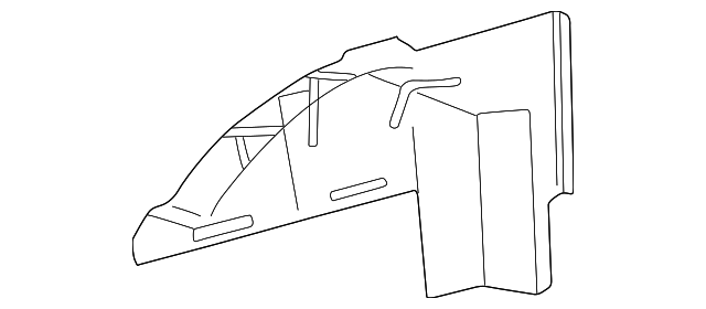 YC3Z7827886AC Деталь OUTER WHEELHOUSE, RIGHT