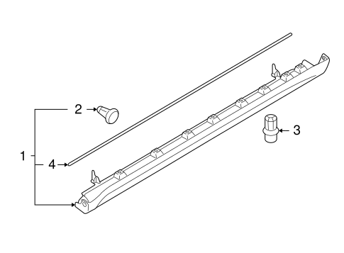 SX4 EXTERIOR TRIM - PILLARS 2