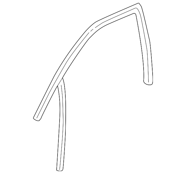 4B0-837-439-AB Деталь RUN CHANNEL, LEFT