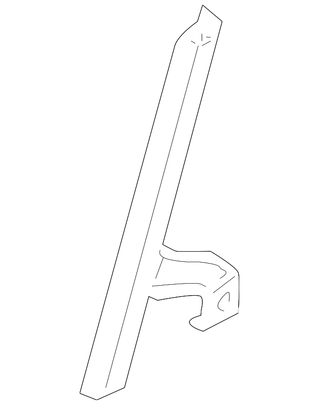 82386-5M000 Деталь LOWER CHANNEL, RIGHT