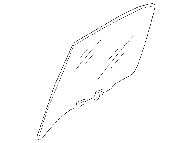 82300-5M000 Деталь MOVEABLE GLASS, RIGHT