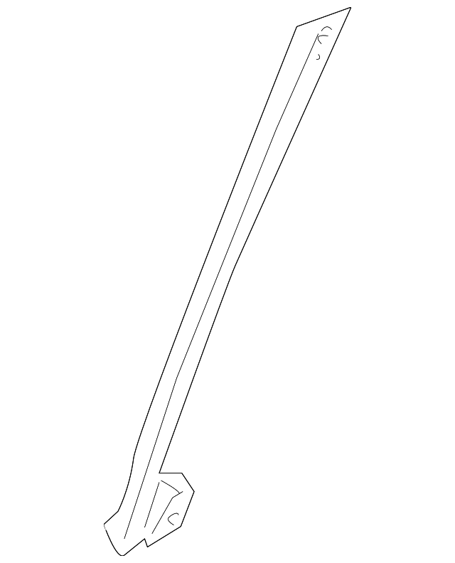 82222-4Z800 Деталь SASH CHANNEL, RIGHT