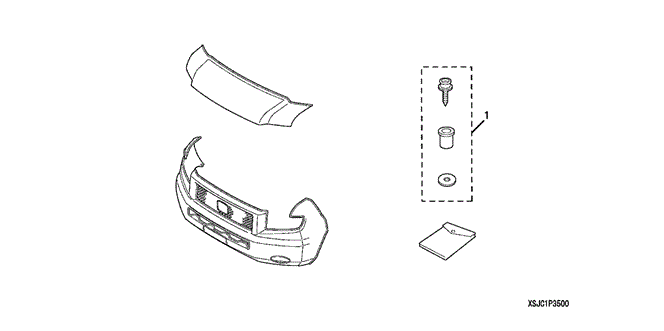 ACCESSORIES/NOSE MASK (FULL) (1) for 2007 Honda RIDGELINE #1