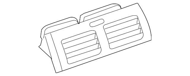 64-22-3-400-074 Деталь VENT GRILLE