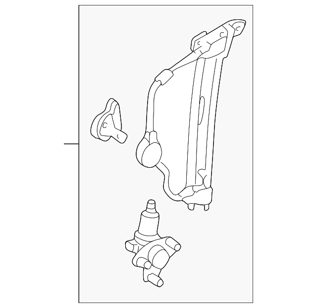 2L8Z-7823200-BA Деталь WINDOW REGULATOR, RIGHT