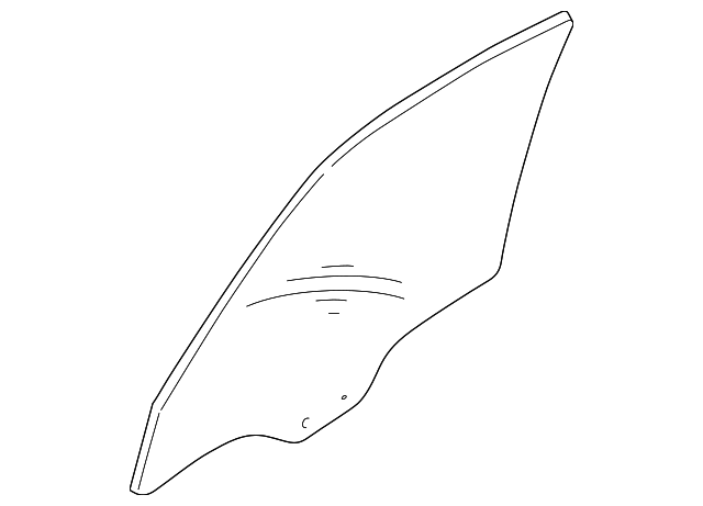 5L8Z-7821410-AA Деталь DOOR GLASS, RIGHT