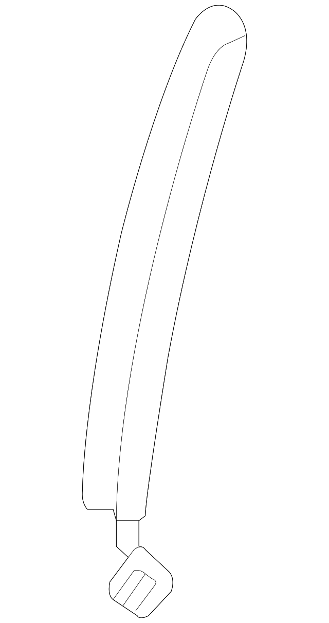 67407-01050 Деталь GUIDE CHANNEL, RIGHT