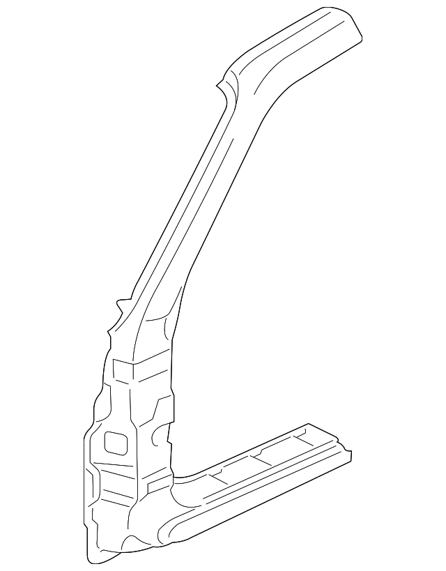 5311B289 Деталь HINGE PILLAR, LEFT