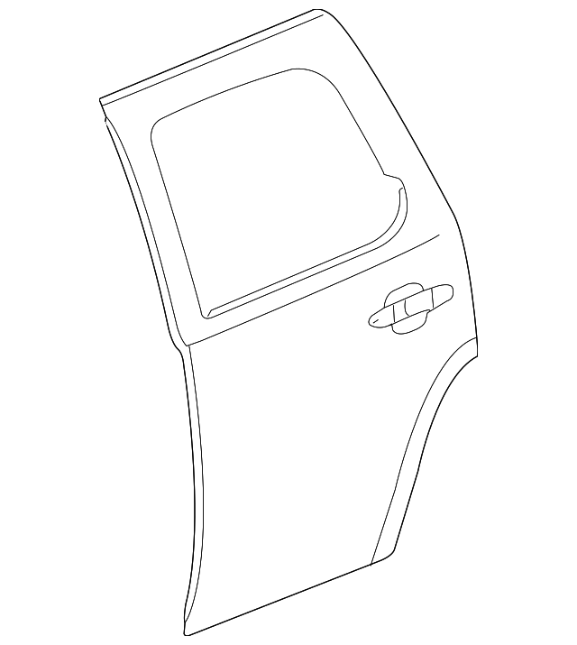 25904211 Деталь OUTER PANEL, LEFT