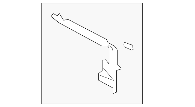 5160139AD Деталь TROUGH, LEFT