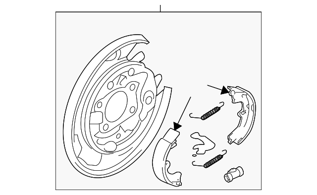 58270-2E000 Деталь PARKING BRAKE, RIGHT