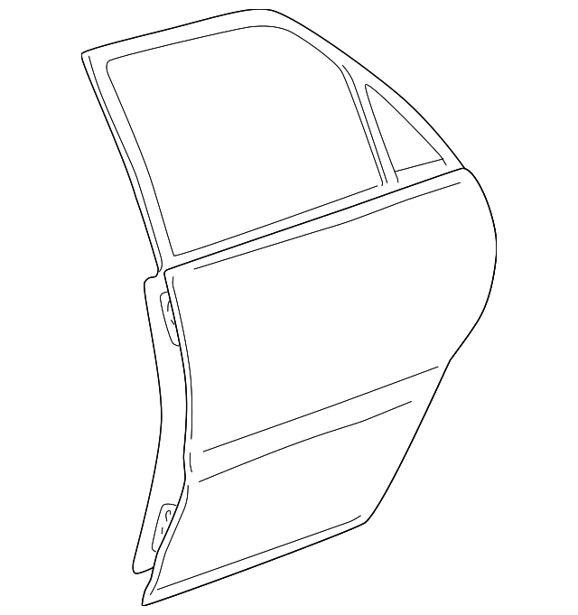 67004-48022 Деталь DOOR SHELL, LEFT