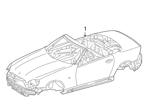 SLK230 BODY SHELL