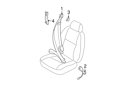 Forester FRONT SEAT BELTS