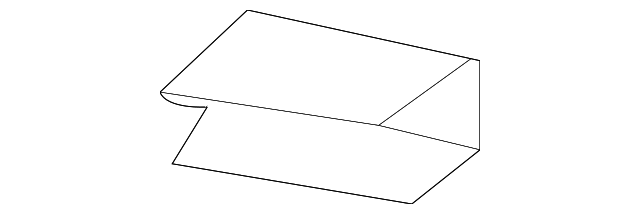 ZZM0-50-868 Деталь FINISH PANEL RETAINER, RIGHT
