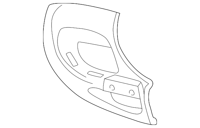ZZM3-58-521 Деталь FINISH PANEL, RIGHT
