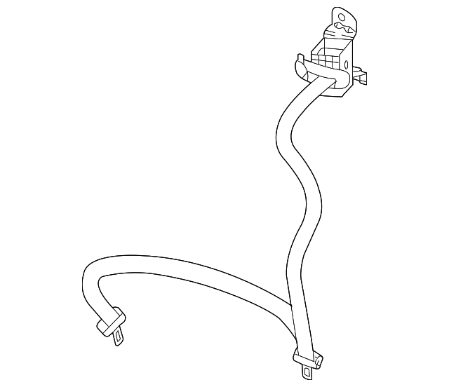 19301032 Деталь BELT & RETRACTOR, RIGHT