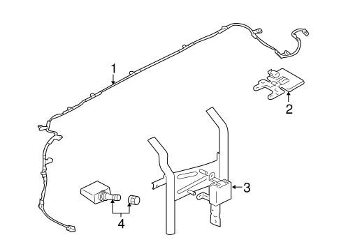 Endeavor TIRE PRESSURE MONITOR COMPONENTS