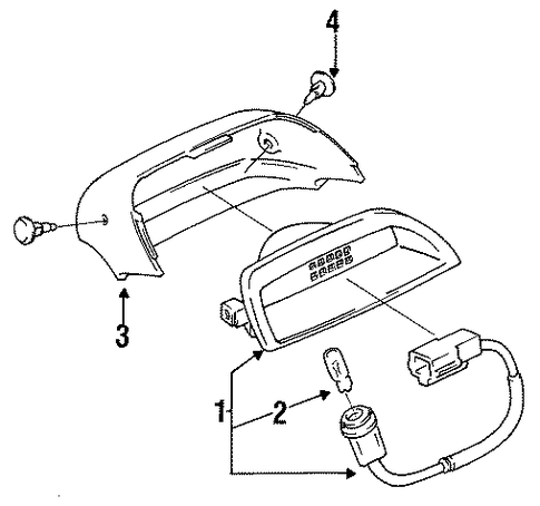 Corolla HIGH MOUNTED STOP LAMP