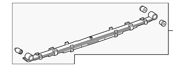 48210-04700 LEAF SPRING ASSY, RIGHT