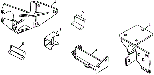 BODY / AIR CONDITIONING/A/C MOUNT (TYPE-1) for 1979 Honda CIVIC 1200 COUPE #1