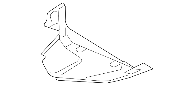 3AA-825-216-D Деталь UNDERBODY SHIELD, RIGHT