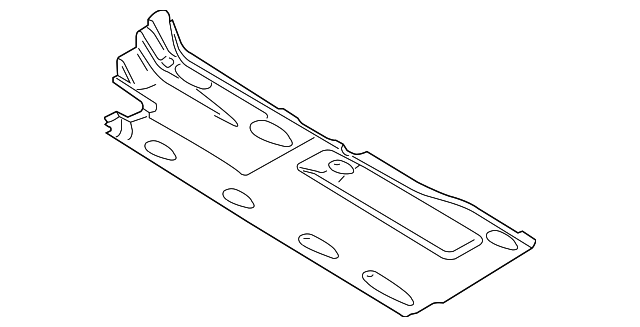 3C0-825-202-E Деталь UNDERBODY SHIELD, RIGHT