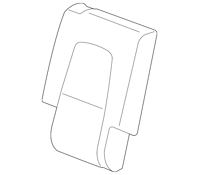 8738078J00 Деталь SEAT BACK COVER