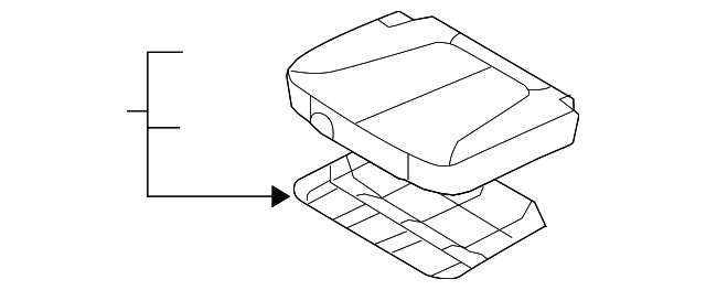 89100-0W400-J4R Деталь SEAT CUSHION, LEFT