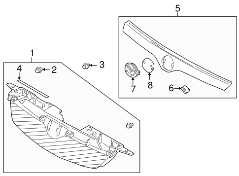 Protege GRILLE & COMPONENTS